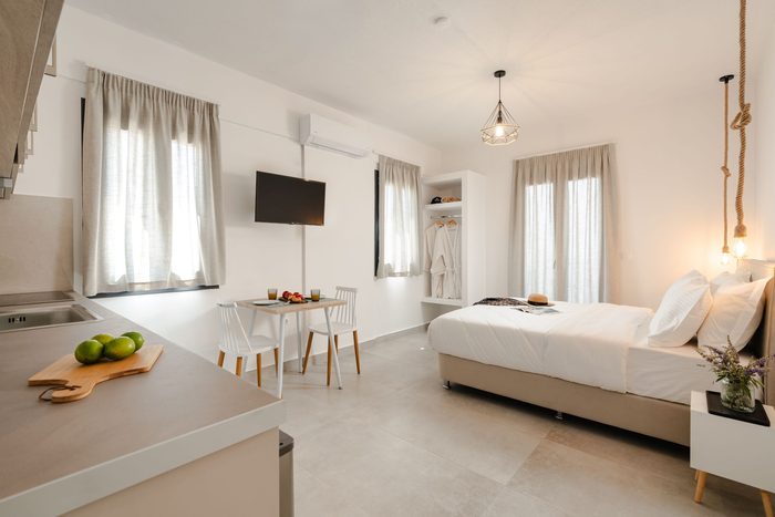 Θέα στη θάλασσα και το ηλιοβασίλεμα από το Naxos Balcony Apartments - Room 6 φωτογραφία 4